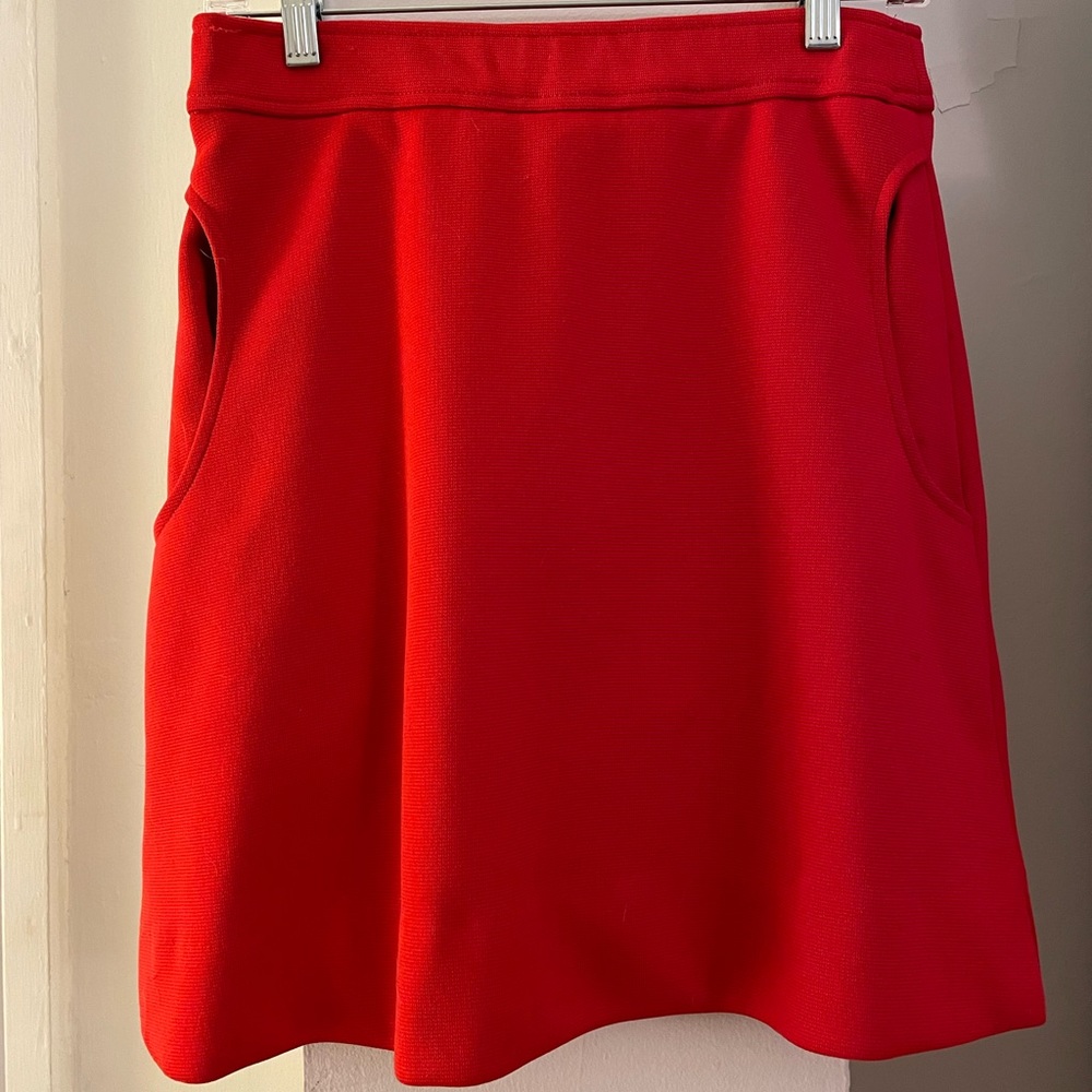 Vintage 1960s bright red skort (with pockets!!)